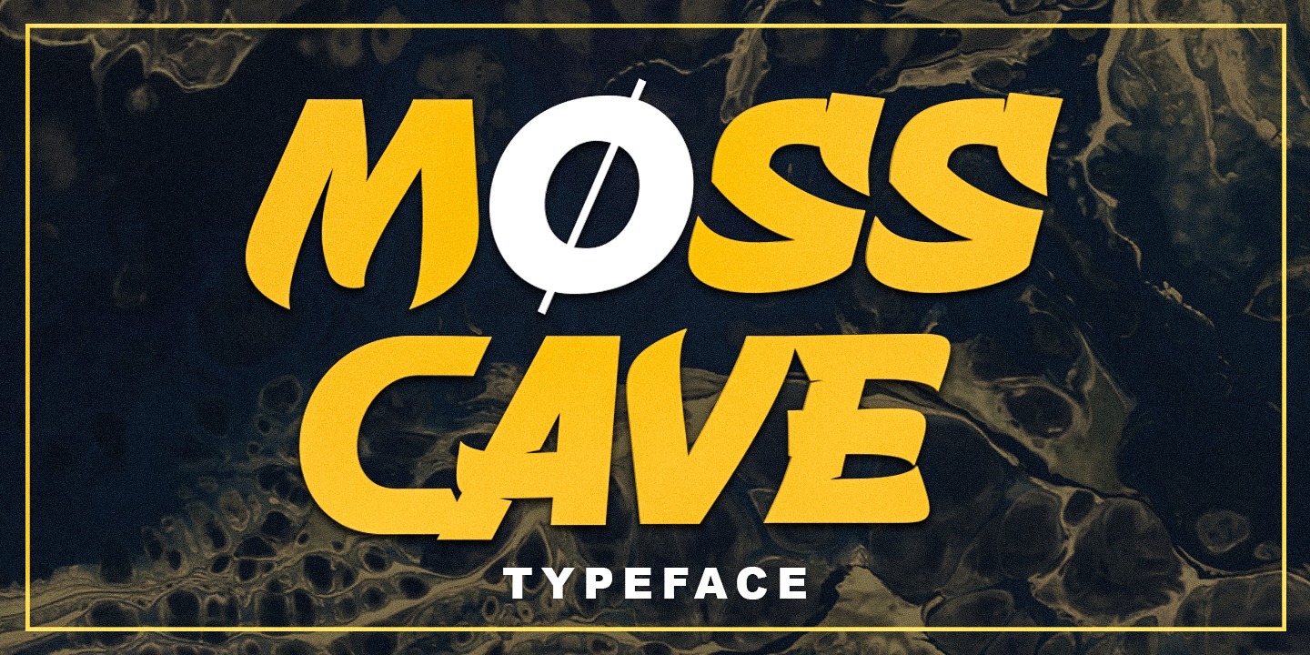 Mosscave Font preview
